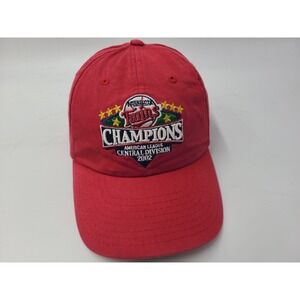 Vintage Minnesota Twins 2002 American League Central Division Champions Hat Cap